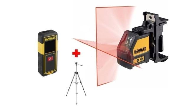 Kit Nível laser DW088K + Medidor DW033-XJ + Tripé 1-77-201