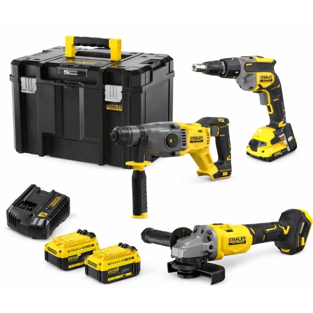 Kit 3 Máquinas para Pladur V20 Li-lon 18V Stanley SFMCK367M2T-QW