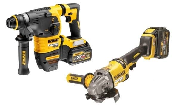 Kit Rebarbadora 54V + Martelo Eletropneumático 3Kg DeWalt CPROF621