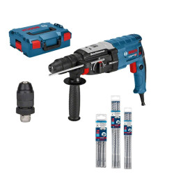 Kit combo Martelo perfurador Bosch GBH 2-28 + 30 Brocas Expert