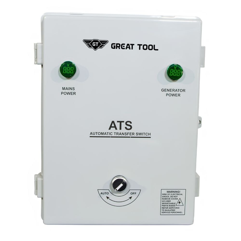 ATS BOX para Gerador Trifásico Great Tool AC-ATS-W-40A-3