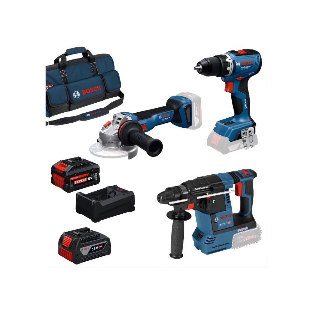 Kit 3 Ferramentas + 2 Baterias Bosch 0615A500AJ