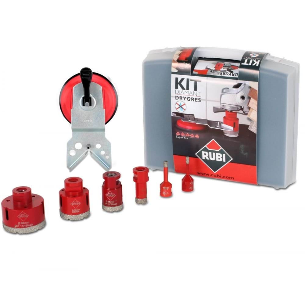 Kit 6 Brocas Diamantadas DRYGRES Rubi 50996