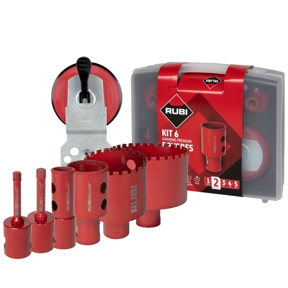 Kit 6 Brocas DRYGRES PREMIUM Rubi 51929