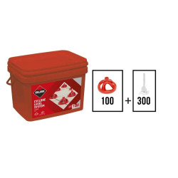 KIT de Nivelamento de Cerâmica Cyclone L.S. 5 mm Rubi 35903