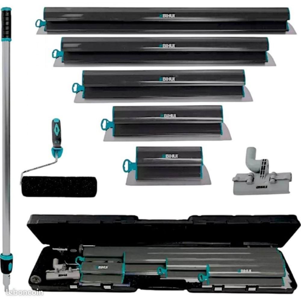 Kit de Espátulas / Alisadores para Gesso Cartibado 8un BIHUI PTKJK8