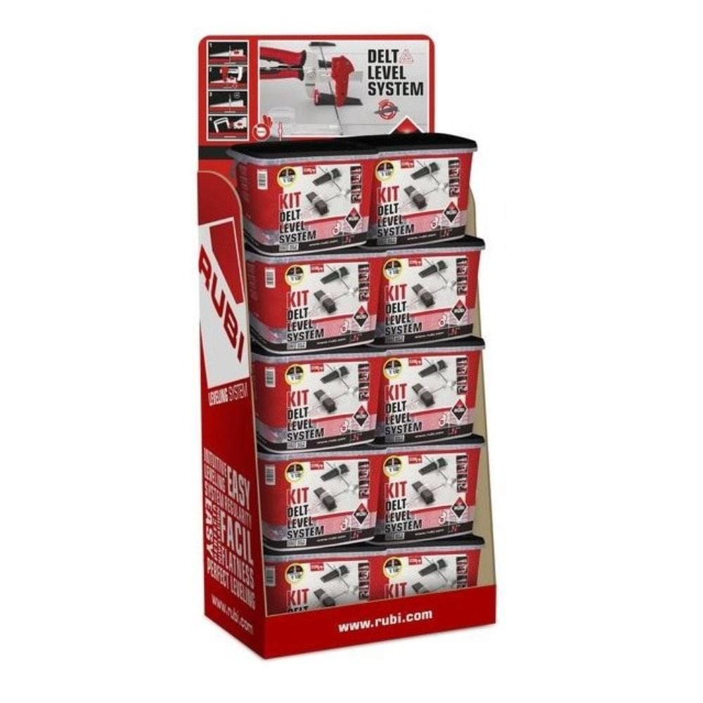 Kit p/ Nivelamento de Cerâmicas Delta Level System 2mm Pal Box (20 Un.) Rubi 3919