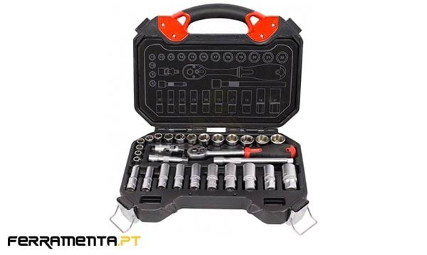 Jogo de Chaves de Caixa 3/8'' 29 Pcs Kroftools 2029