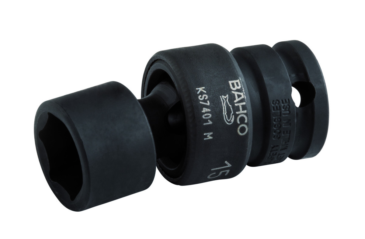 Chaves de caixa articuladas elétricas sextavadas de 3/8" Bahco KS7401M-13