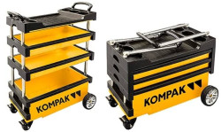 Carro Ferramentas Dobrável 2 Gavetas Kompak LZ02