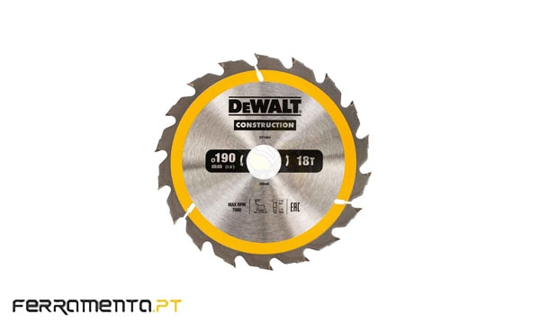 Disco  de Serra Circular 190x30mm DeWalt DT1943QZ
