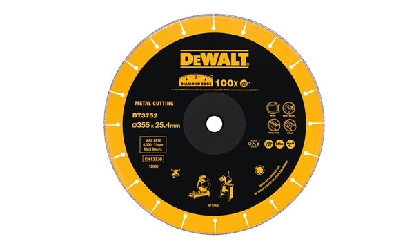 Lâmina De Corte 355x25.4mm Dewalt DT3752-QZ