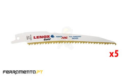 Lâmina p/ serra de sabre 5Un 155MM 656G LENOX 21060656G