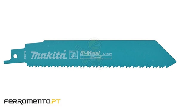 Lâmina Serra Sabre Bi-Metal 152mm 8-10TPi Makita B-43147