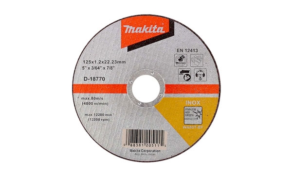 Discos de Corte 125mm P/ Inox 10UN Makita D-18770-10