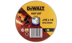 Discos de Corte Inox 10Un 115x1x22.23mm DeWalt DT3506-QZ