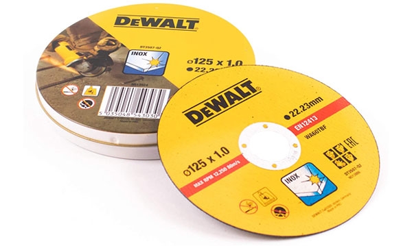 Lata 10UN Discos de Corte Inox 125x1 DeWalt DT3507-QZ