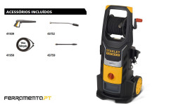 Lavadora de Alta Pressão 2500W 150 Bar Stanley SXFPW25E