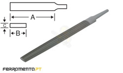 Lima de Meia-Cana Murça 10" Bahco 1-210-10-3-0