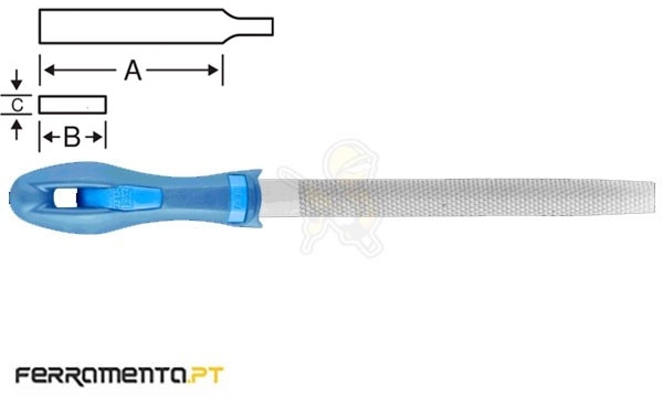 Lima de Meia-Cana Murça 8" Pferd PF 1552 200 H2