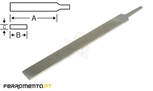 Lima Paralela 8" Murça S/Cabo Bahco 1-100-08-3-0