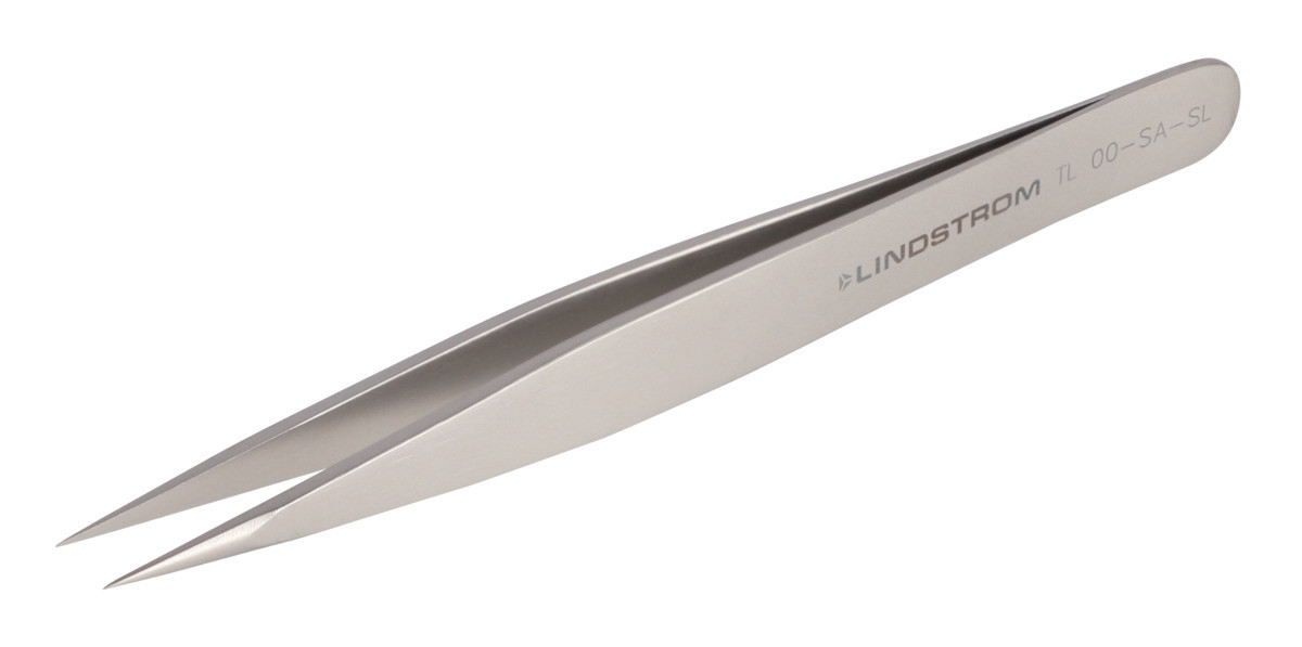 Pinças - Uso industrialAço inoxidável, anti-magnético, anti-ácido Lindström TL 00-SA-SL
