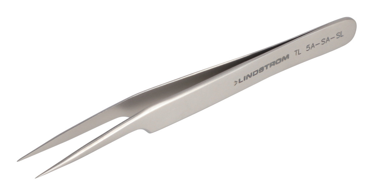 Pinças - Uso industrialAço inoxidável, anti-magnético, anti-ácido Lindström TL 5A-SA-SL