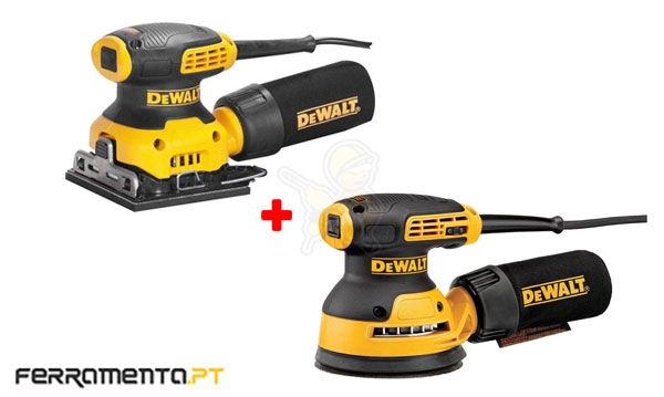 Lixadora DWE6411 + Lixadora DWE6423 Dewalt CPROF263