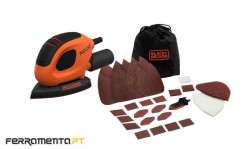 Lixadora Orbital "Mouse" com 15 Ace. Black & Decker BEW230BC-QS