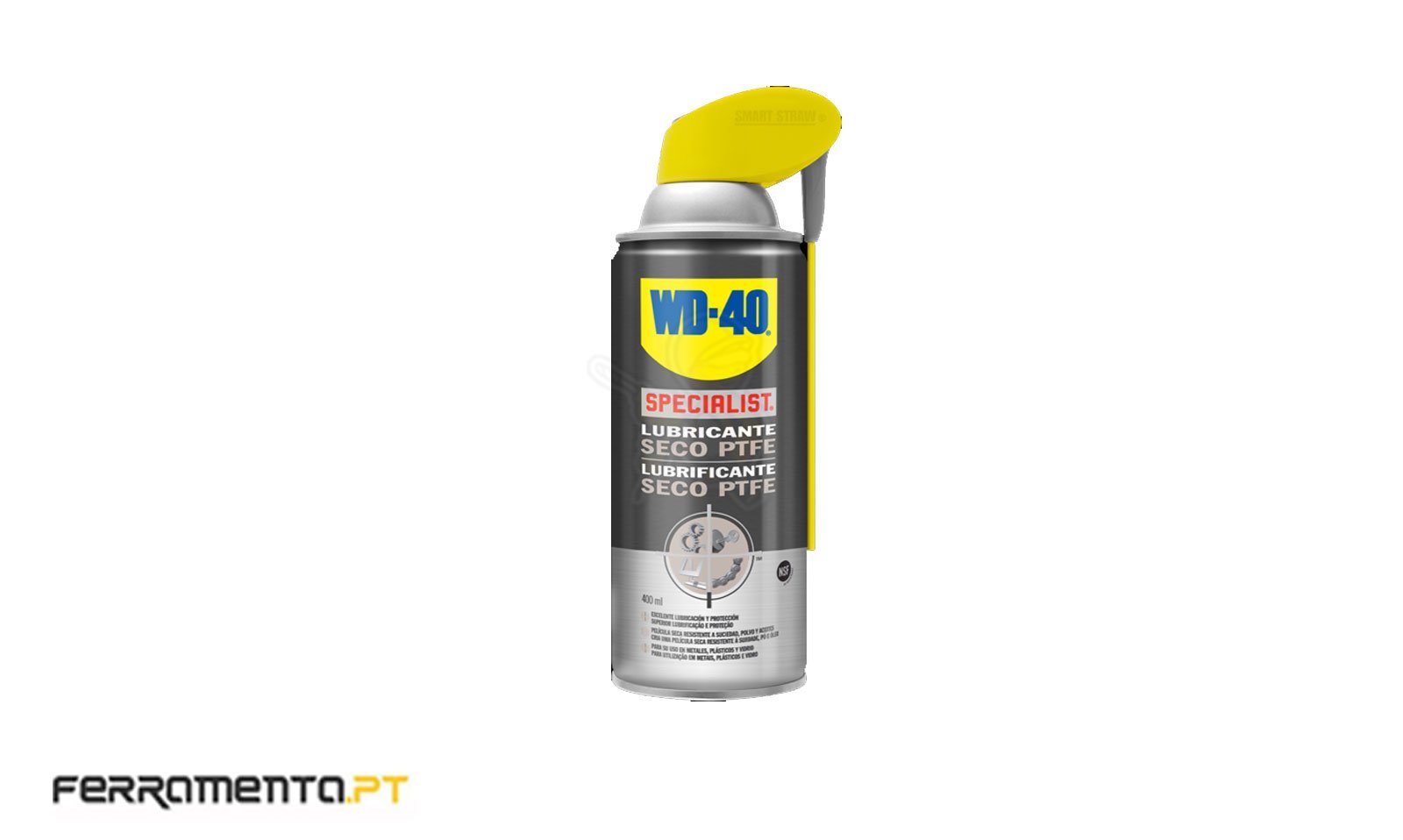 Lubrificante Seco PTFE Antifricção WD-40 