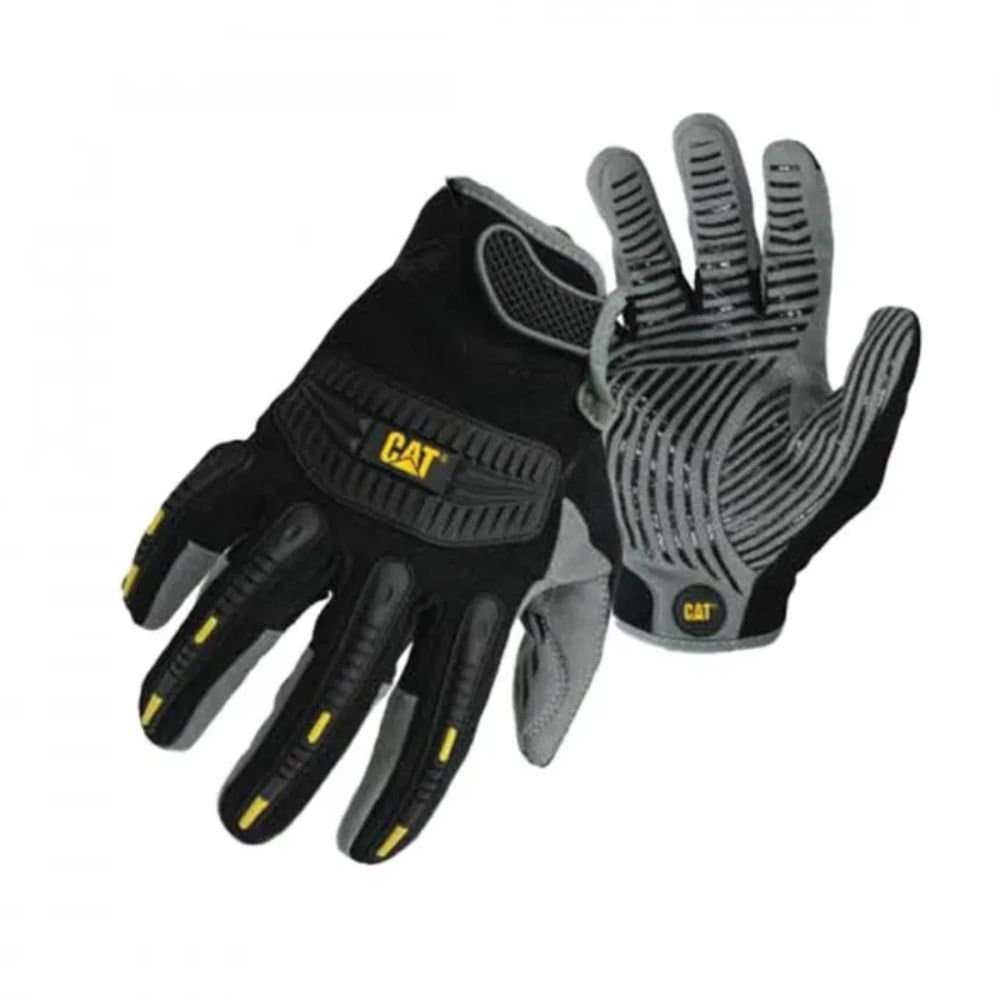 Luvas de Proteção Palma Couro Sintético Alto Impacto Tamanho XL CAT CAT012230XL