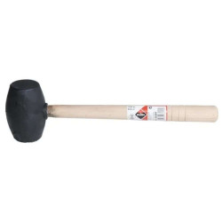 Maça de Borracha Macia Preta 500 gr Rubi 88555