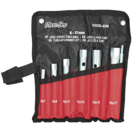 Macfer Jogo Chave tubulares 1005-6M 6~17mm 6und Ref. 012.0024