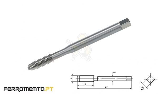 Macho Máquina Extra Longo Forma B HSSE M10 Volkel 32035