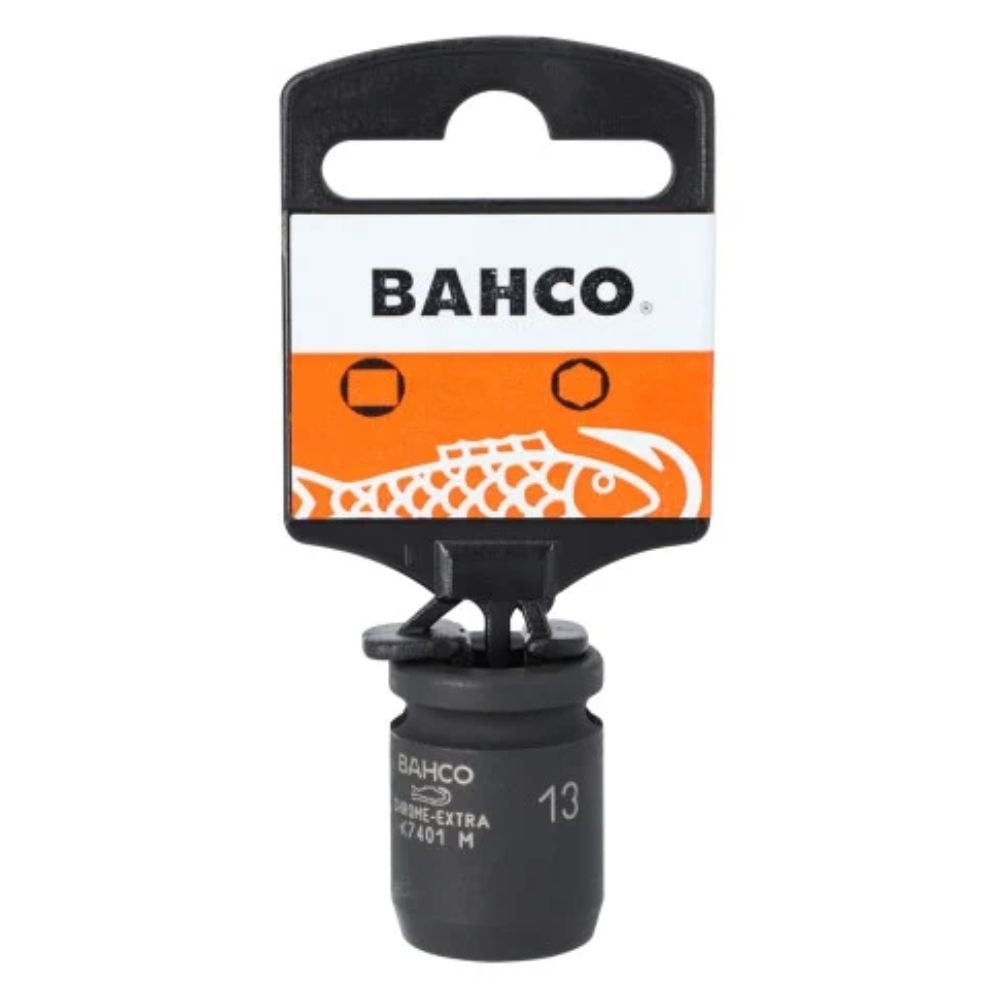 Chaves de caixa de impacto quadradas 1/2" 10mm - Bahco SBK7801M-10