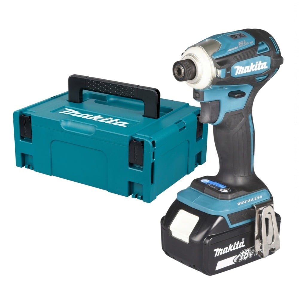 Aparafusadora de Impacto 180Nm 18V BL Makita DTD172ZJ