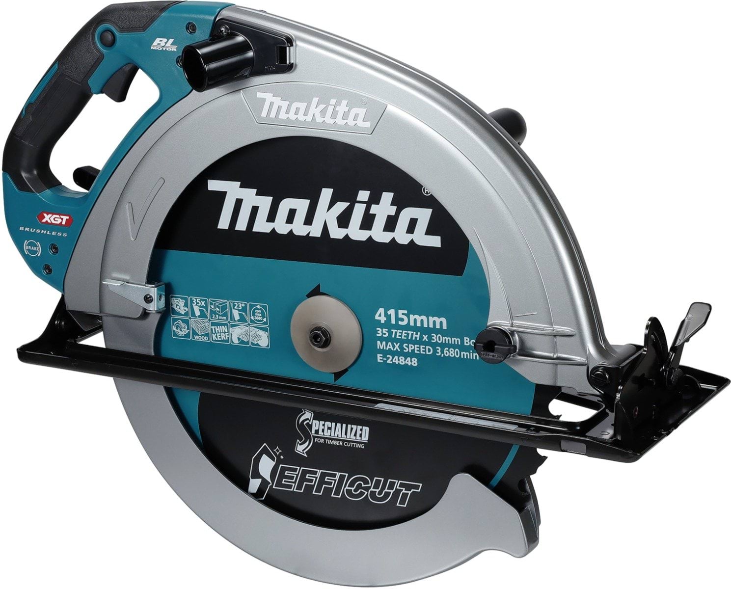 Serra Circular XGT 40Vmax 2.100 min⁻¹ 415 mm Makita HS013GZ