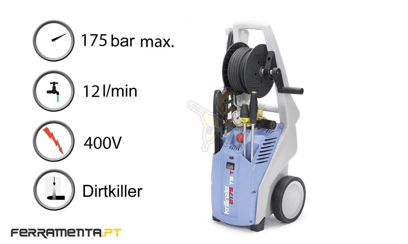 Máquina de Lavar Alta Pressão Kranzle K 2175 TS T