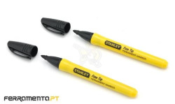 Marcadores Ponta Fina Preta 2UN Stanley 0-47-316