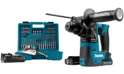 Martelo Ligeiro 14 mm 10.8V CXT Makita HR140DSAE1