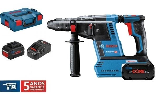 Martelo Perfurador GBH 18V-26 F Bosch 061191000F