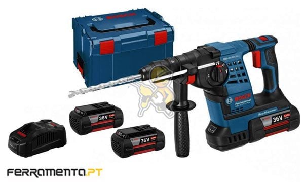 Martelo perfurador sem fio com SDS-plus Bosch GBH 36 VF-LI Plus Professional