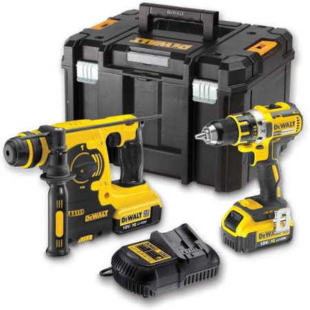 Martelo SDS-Plus DCH253NT + Berbequim DCD790 Dewalt DCK273M2T-QW