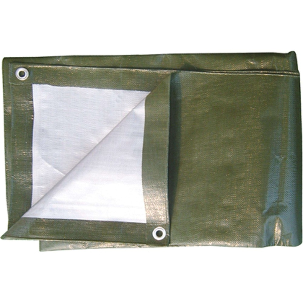Resguardo Impermeável TP091 190 g/m² 3 x 7 m Verde/Cinza Macfer 080.0043