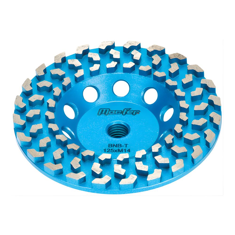 Mó Diamantada para Betão BNB-T M14 125 mm Macfer 092.0136