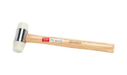 Macfer Martelo com Cabeças Borracha MCN02-B 35mm Branco Ref. 213.0094