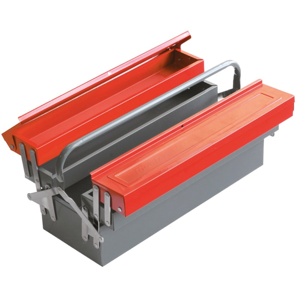 Caixa para Ferramentas Metálica CFM-5 530 x 200 x 200 mm 5 Divisões Macfer 225.0017
