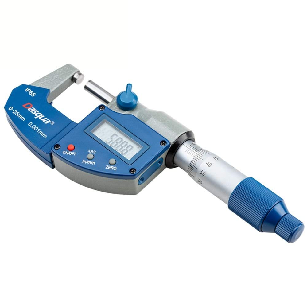 Micrómetro Externo Digital IP65 0-25 mm Dasqua 4410-1105