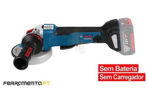 Mini-rebarbadora Bosch GWS 18V-125 PC Professional