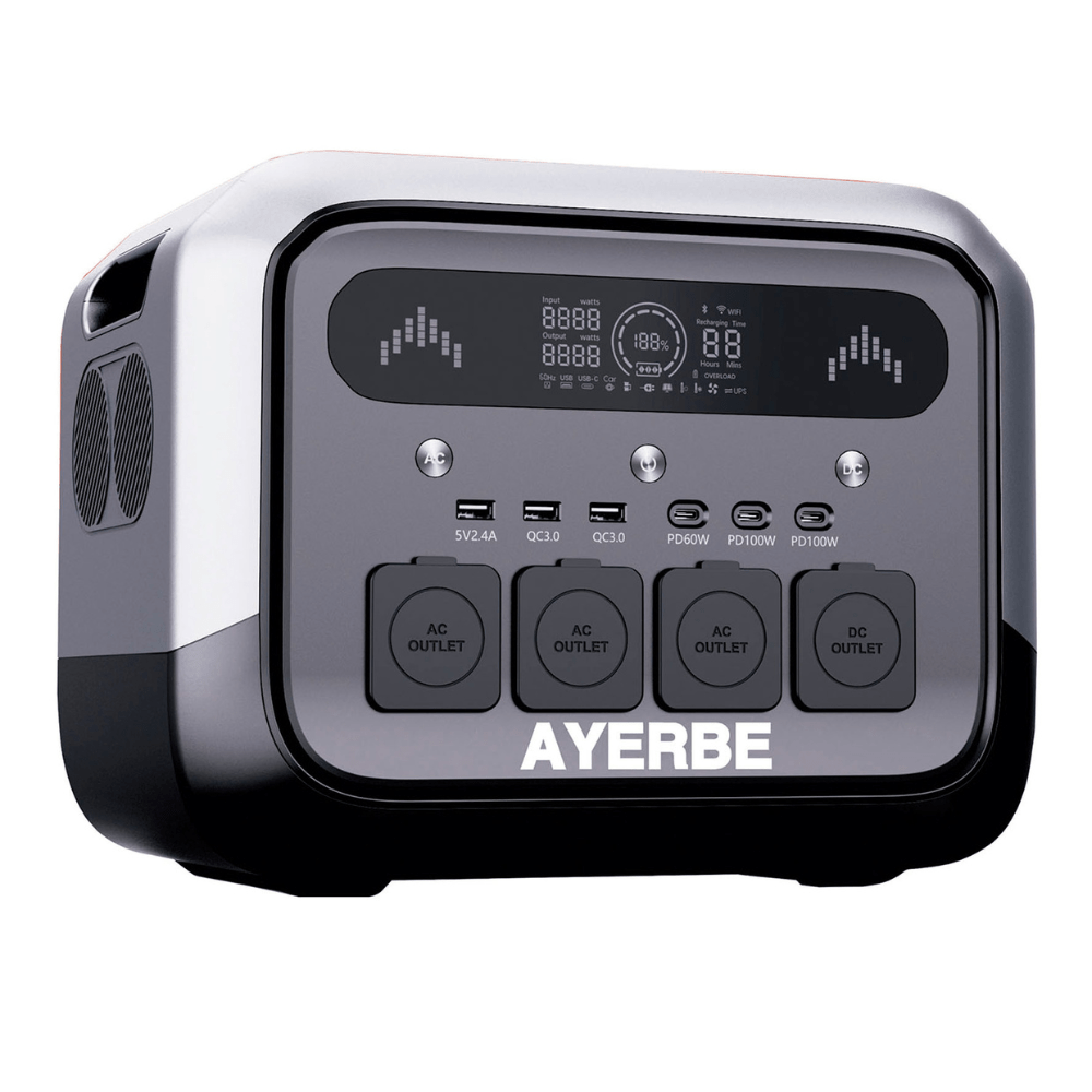 Estação Portátil de Energia AY-1024Wh / 1200W Ayerbe 5447010